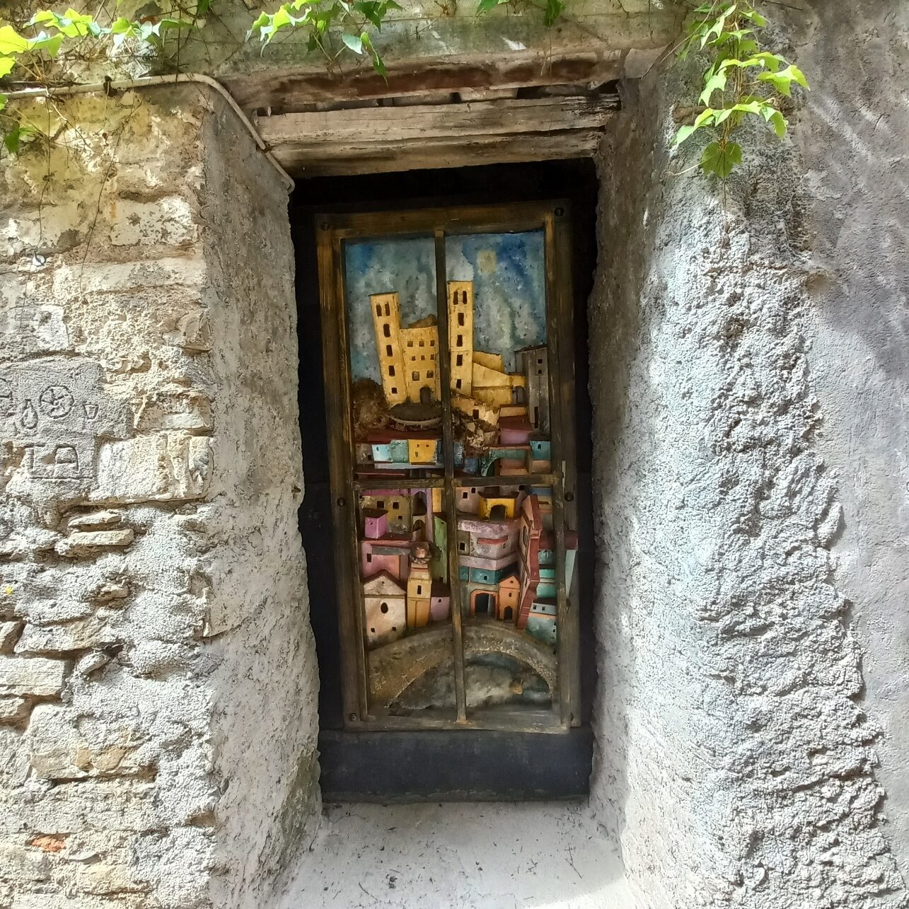 Tutti i colori tranne uno dettaglio finestra